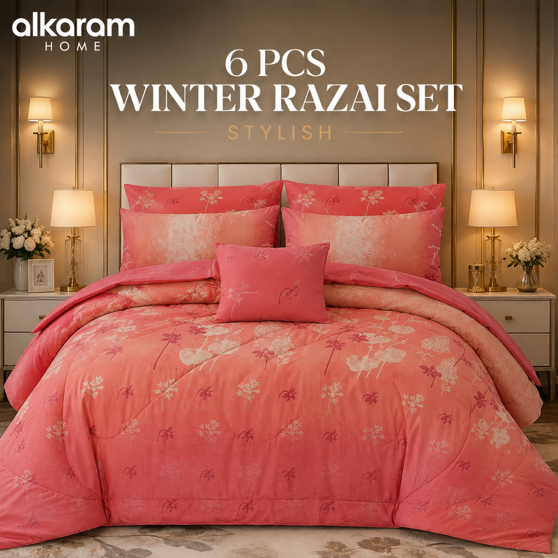 Winter Quilt/Razai set (Heavy Polyester Filling) AKR-100