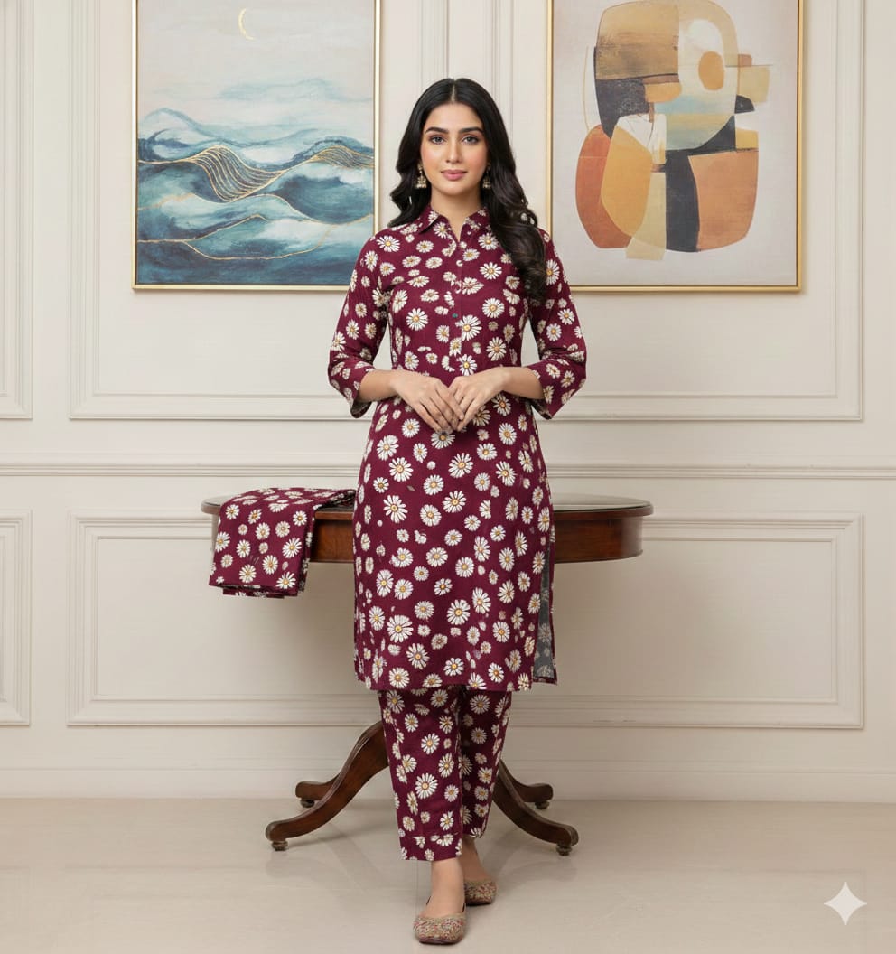 Alkaram Ladies 2 Piece – Summer Collection [U-7522]