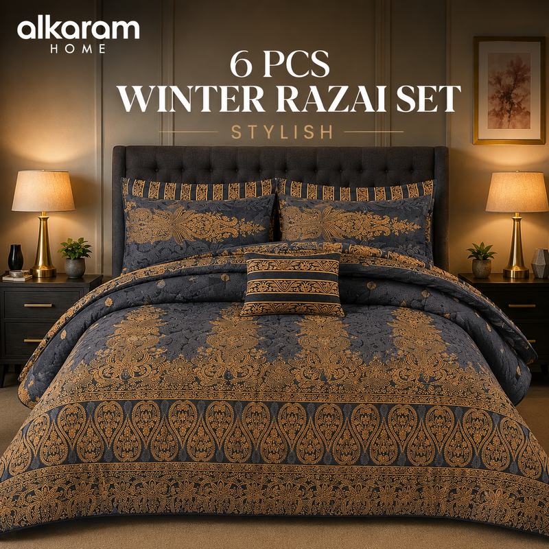 Winter Quilt/Razai set (Heavy Polyester Filling) AKR-94