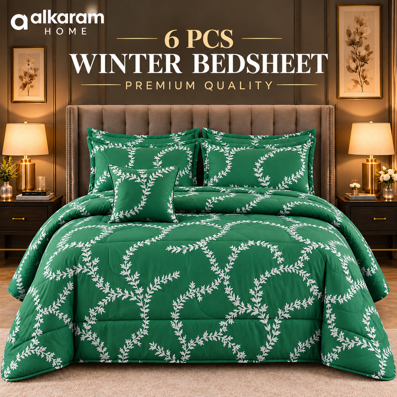 Winter Quilt/Razai set (Heavy Polyester Filling) AKR-121