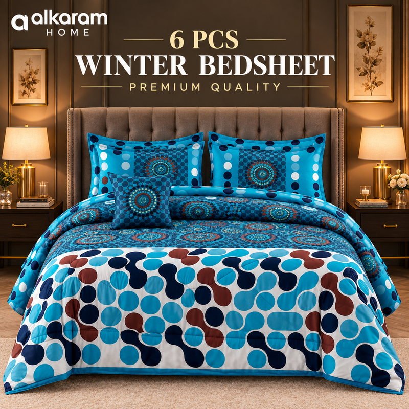 Winter Quilt/Razai set (Heavy Polyester Filling) AKR-120