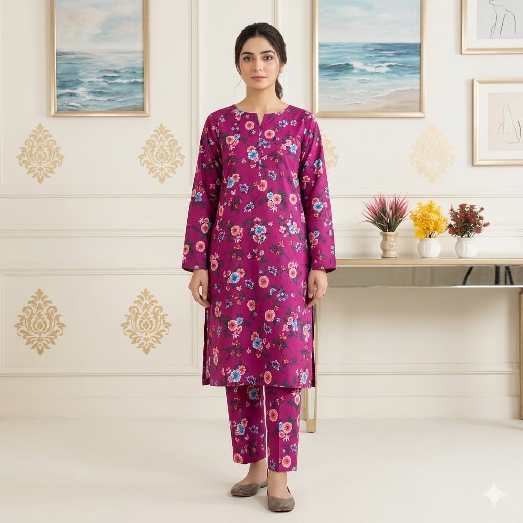 Alkaram Ladies 2 Piece – Summer Collection U-7533