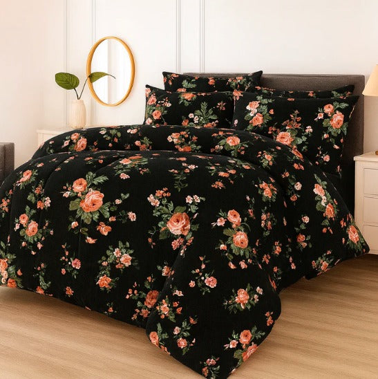 7Pcs Comforter Set King Size Design KCC 612