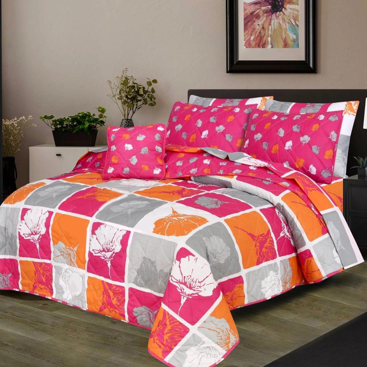 7Pcs Comforter Set King Size Design KCC 629