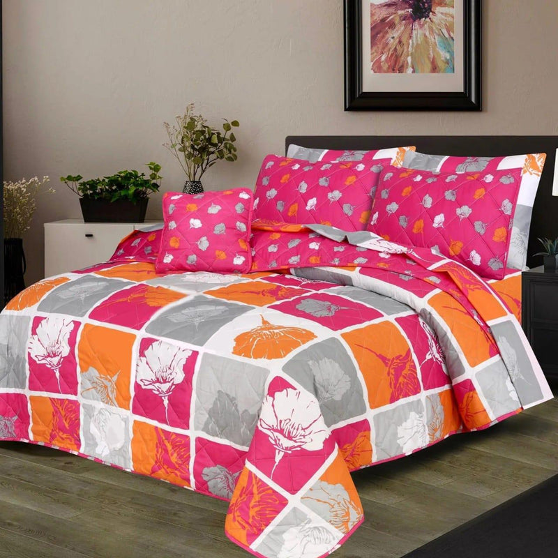 7Pcs Comforter Set King Size Design KCC 629