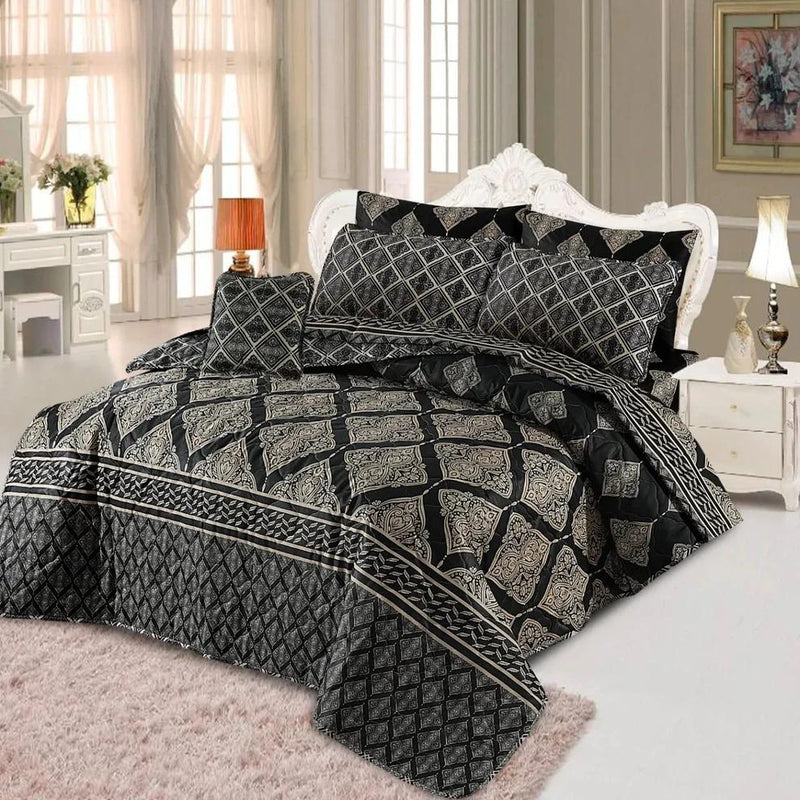 7Pcs Comforter Set King Size Design KCC 627