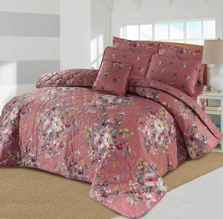 7Pcs Comforter Set King Size Design KCC 631