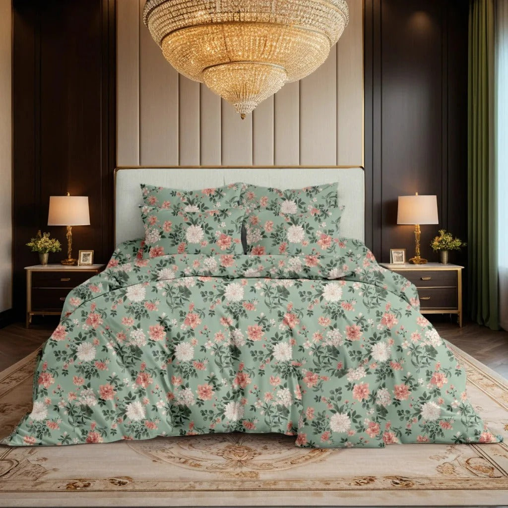 7Pcs Comforter Set King Size Design KCC 645
