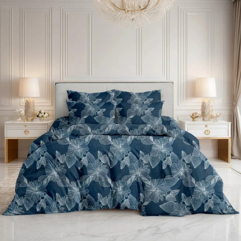 7Pcs Comforter Set King Size Design KCC 647