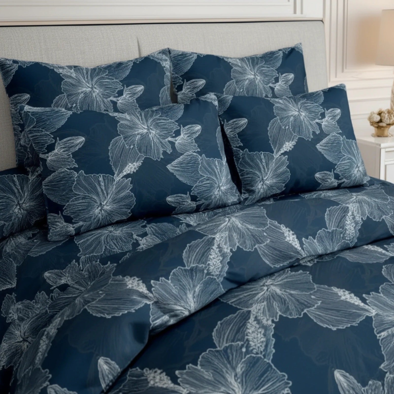 7Pcs Comforter Set King Size Design KCC 647