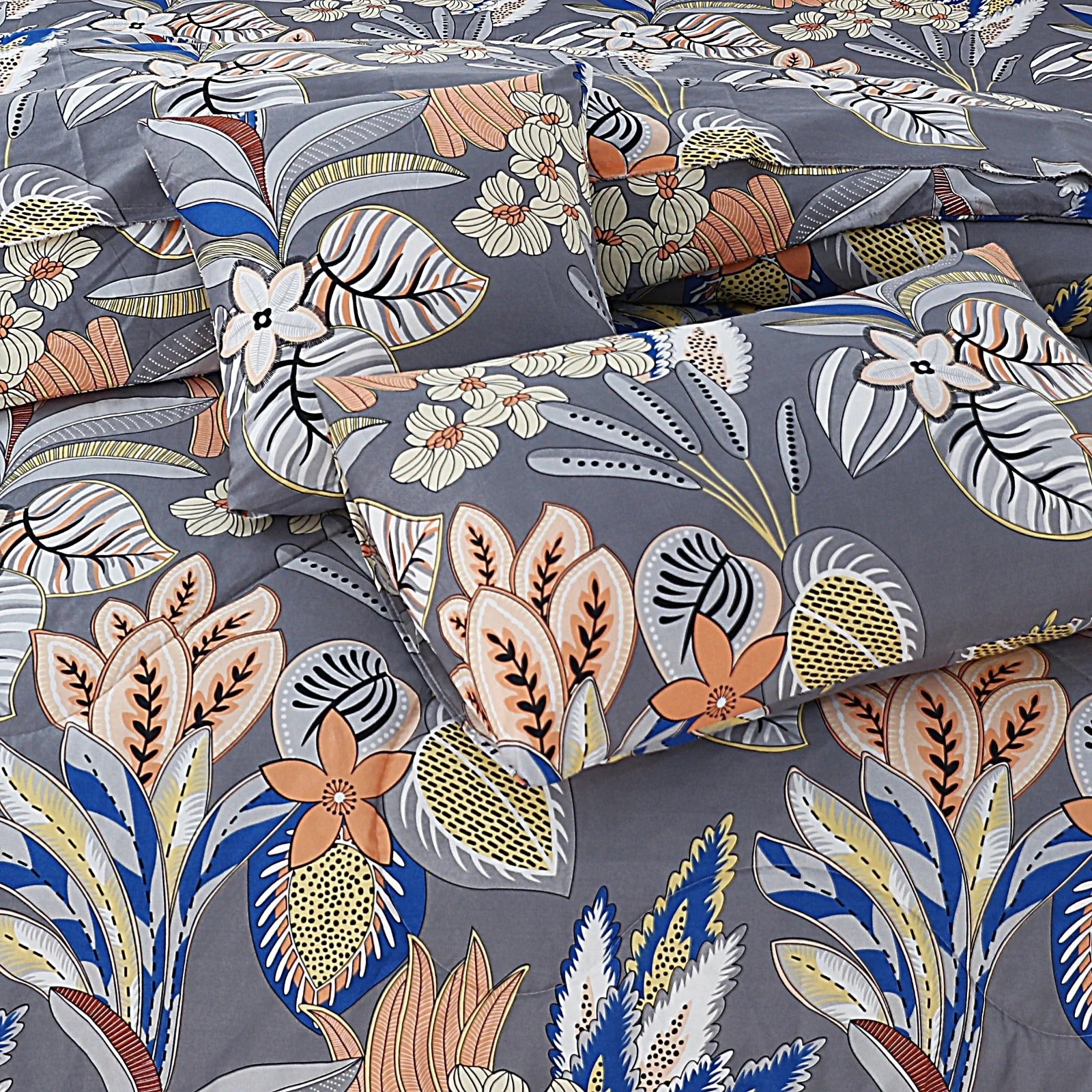 7Pcs Comforter Set King Size Design KCC 655