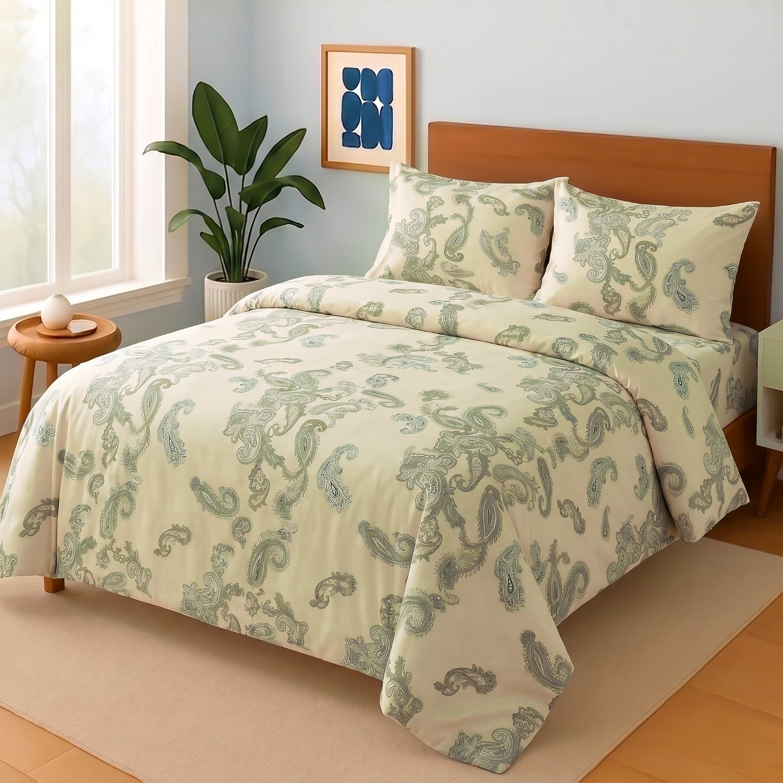 Cotton King Size Double Bed Sheet [D-7551]