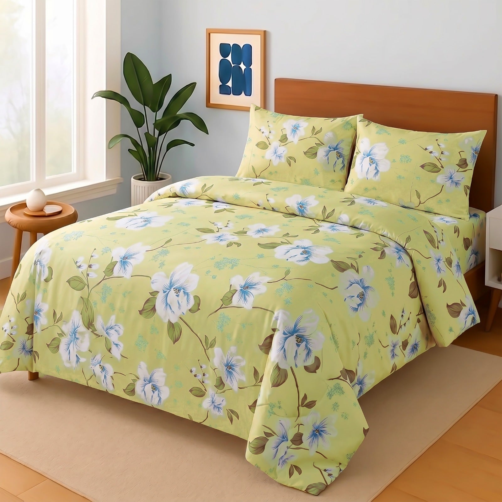 Cotton King Size Double Bed Sheet [D-7555]