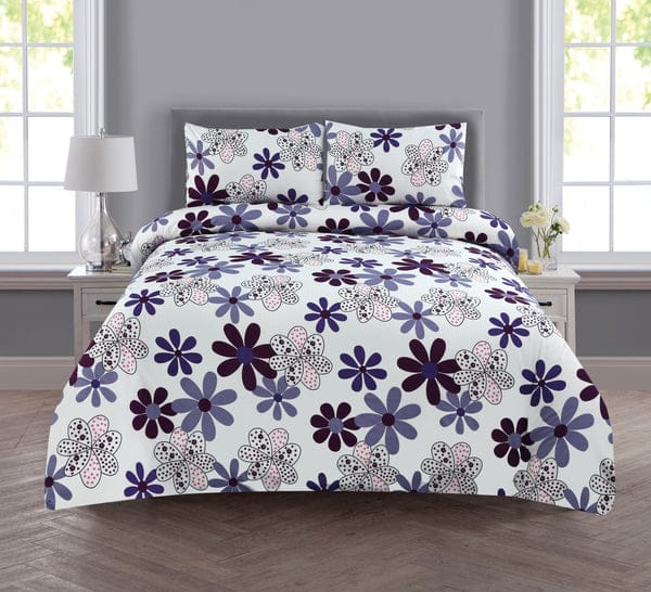 Cotton King Size Double Bed Sheet [D-7589]