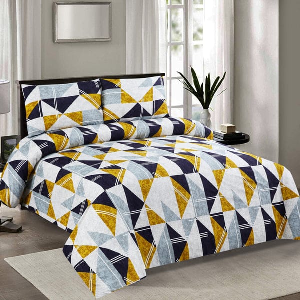 Cotton King Size Double Bed Sheet [D-7587]