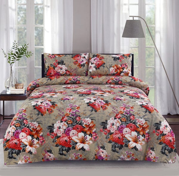 Cotton King Size Double Bed Sheet [D-7591]
