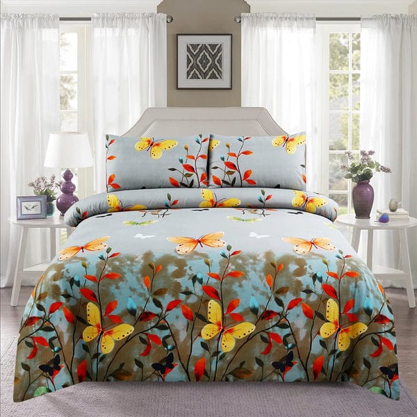 Cotton King Size Double Bed Sheet [D-7595]