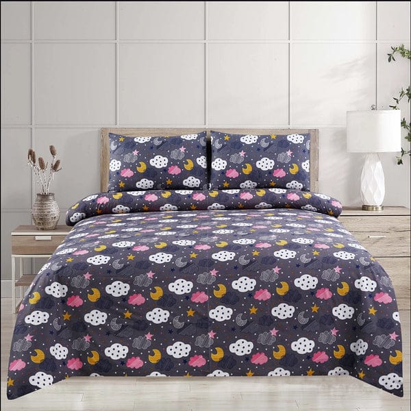 Cotton King Size Double Bed Sheet [D-7593]