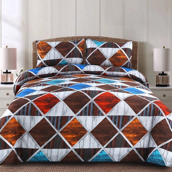 Cotton King Size Double Bed Sheet [D-7600]