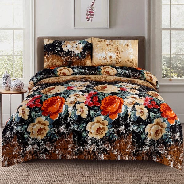 Cotton King Size Double Bed Sheet [D-7598]