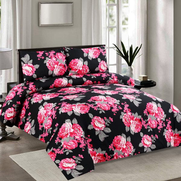 Cotton King Size Double Bed Sheet [D-7602]