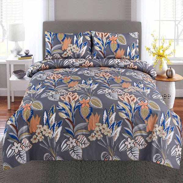 Cotton King Size Double Bed Sheet [D-7608]