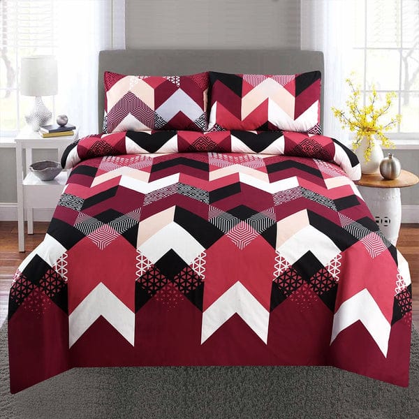Cotton King Size Double Bed Sheet [D-7615]