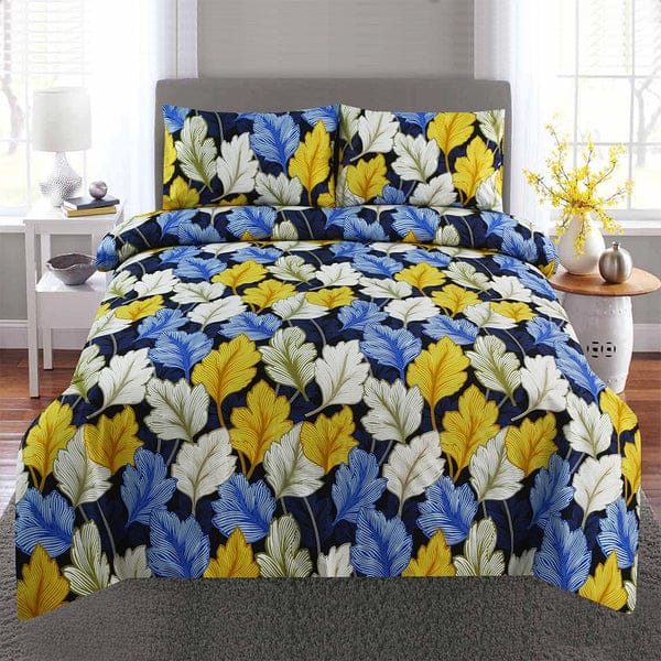 Cotton King Size Double Bed Sheet [D-7614]