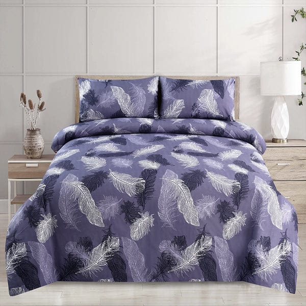 Cotton King Size Double Bed Sheet [D-7623]