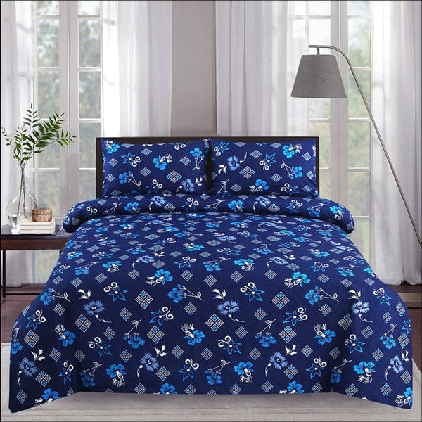 Cotton King Size Double Bed Sheet [D-7625]