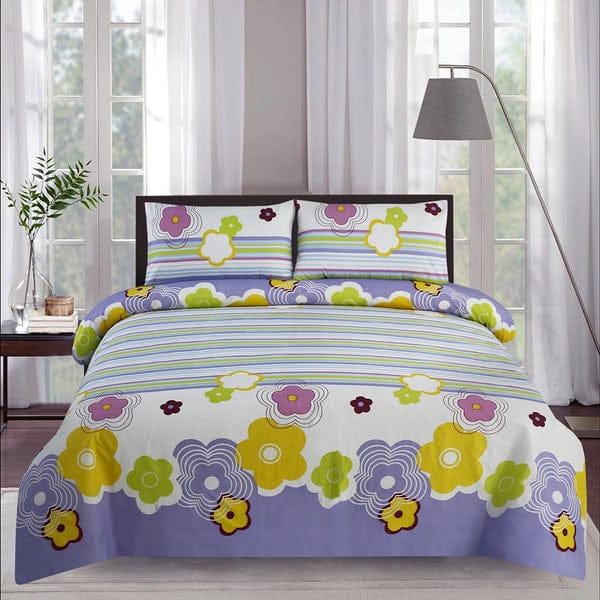 Cotton King Size Double Bed Sheet [D-7627]