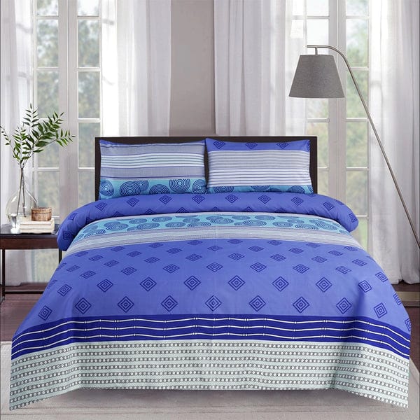 Cotton King Size Double Bed Sheet [D-7628]