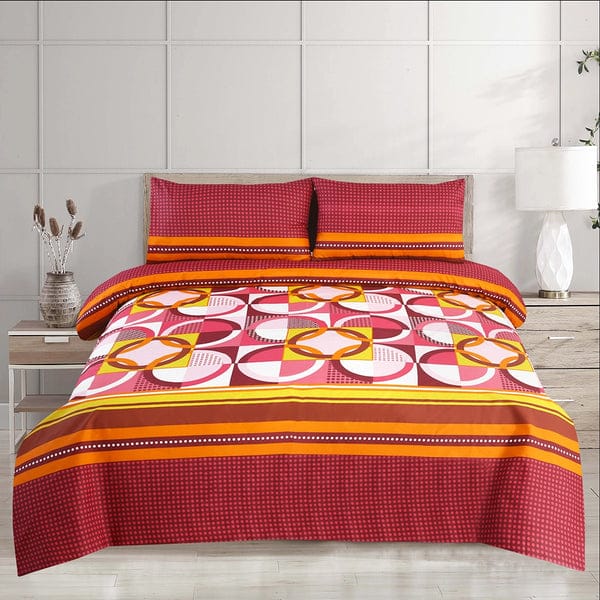 Cotton King Size Double Bed Sheet [D-7560]