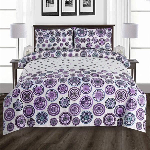 Cotton King Size Double Bed Sheet [D-7562]