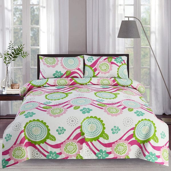 Cotton King Size Double Bed Sheet [D-7566]