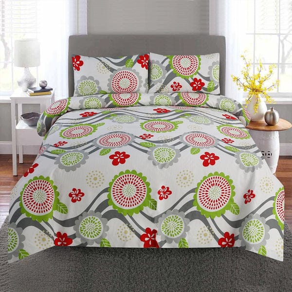 Cotton King Size Double Bed Sheet [D-7572]