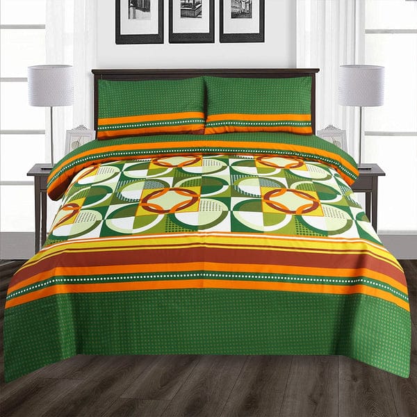 Cotton King Size Double Bed Sheet [D-7575]