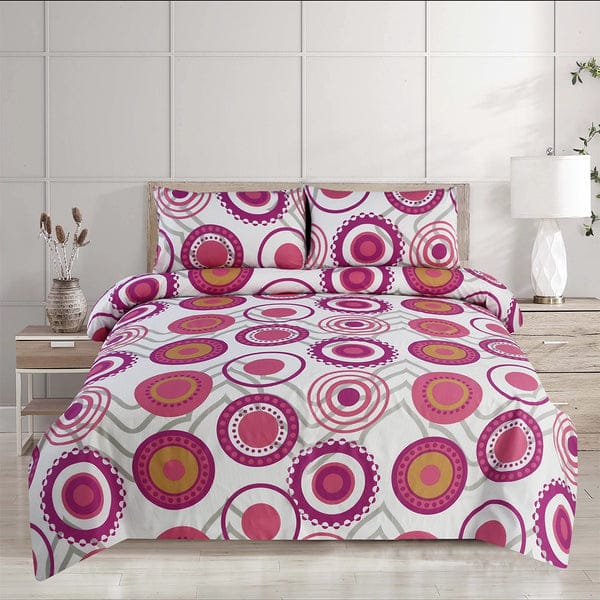 Cotton King Size Double Bed Sheet [D-7578]