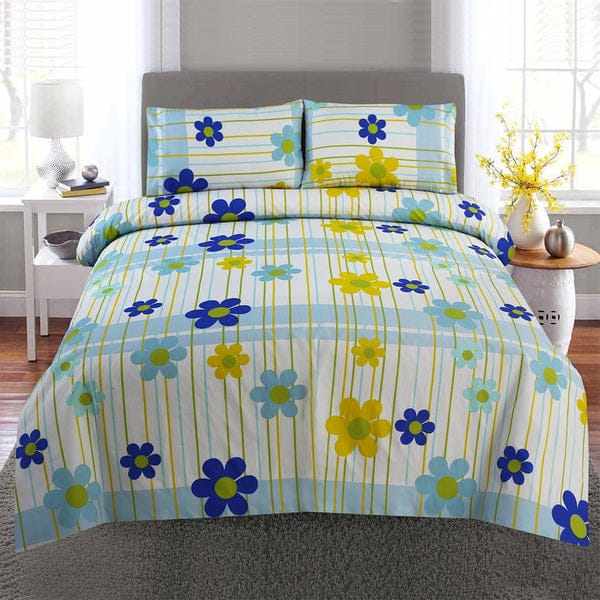 Cotton King Size Double Bed Sheet [D-7576]