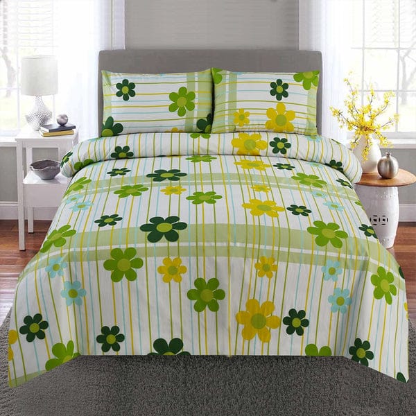 Cotton King Size Double Bed Sheet [D-7577]