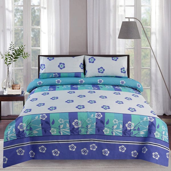 Cotton King Size Double Bed Sheet [D-7579]