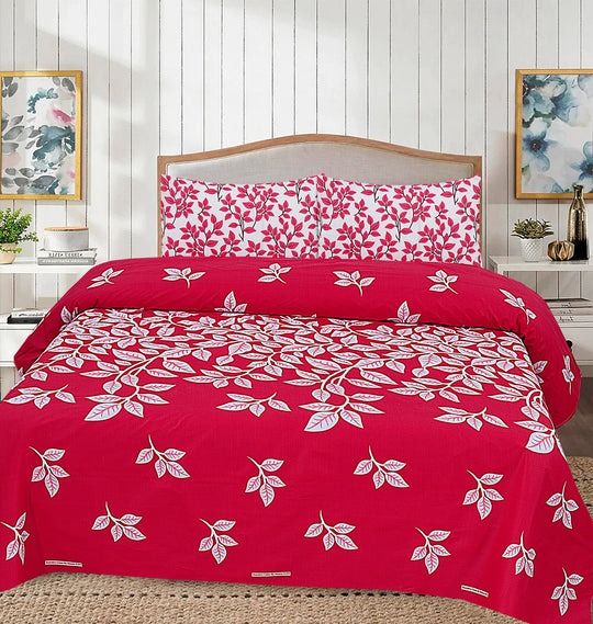 Cotton King Size Double Bed Sheet [D-7581]