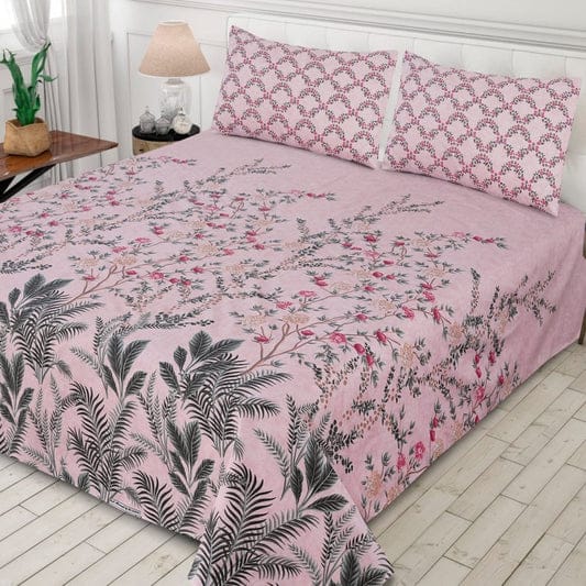 Cotton King Size Double Bed Sheet [D-7585]