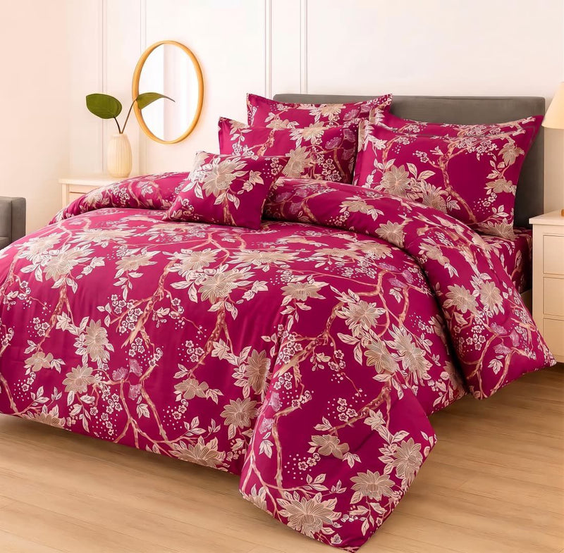 7Pcs Comforter Set King Size Design KCC 615