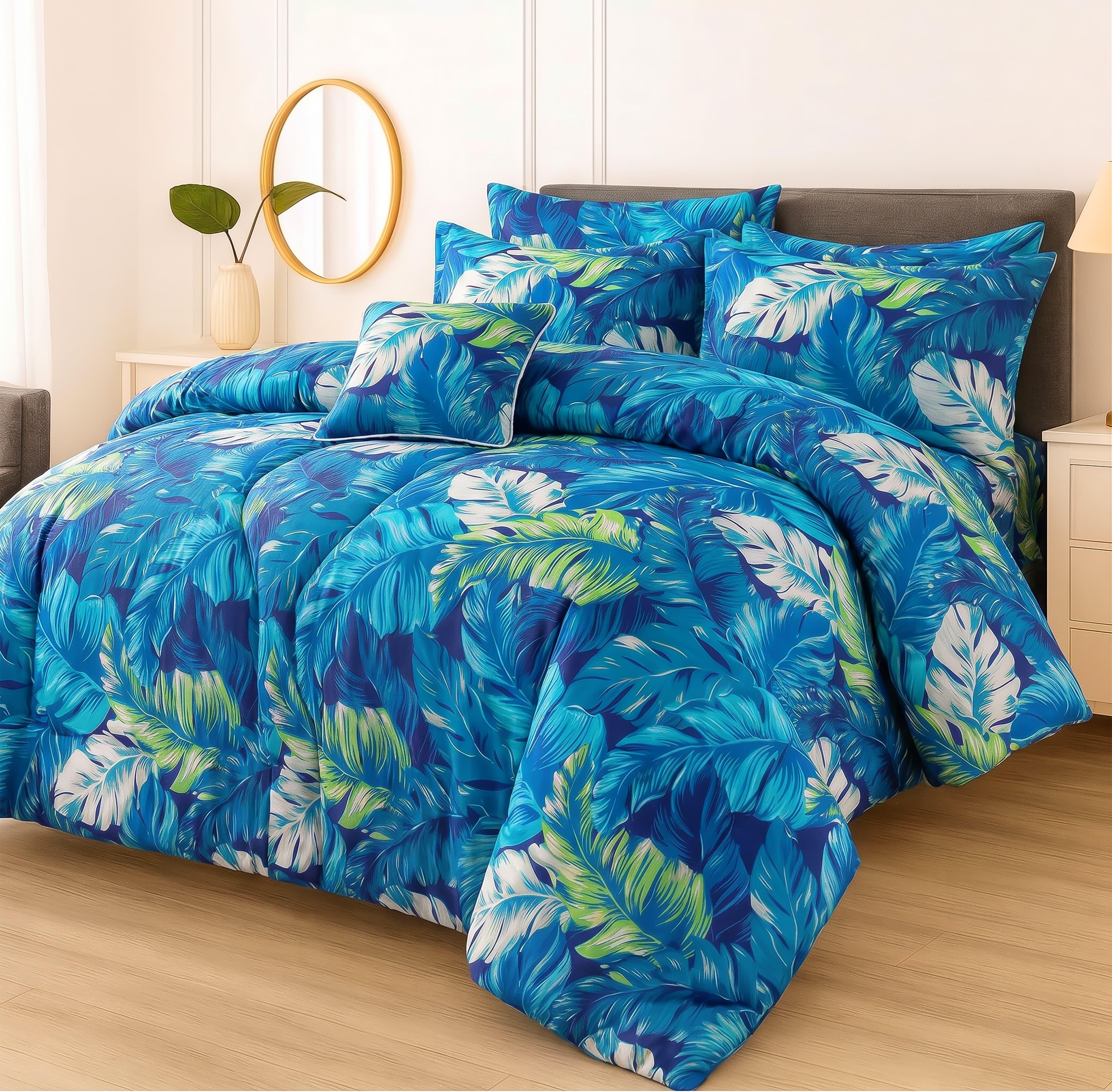 7Pcs Comforter Set King Size Design KCC 610