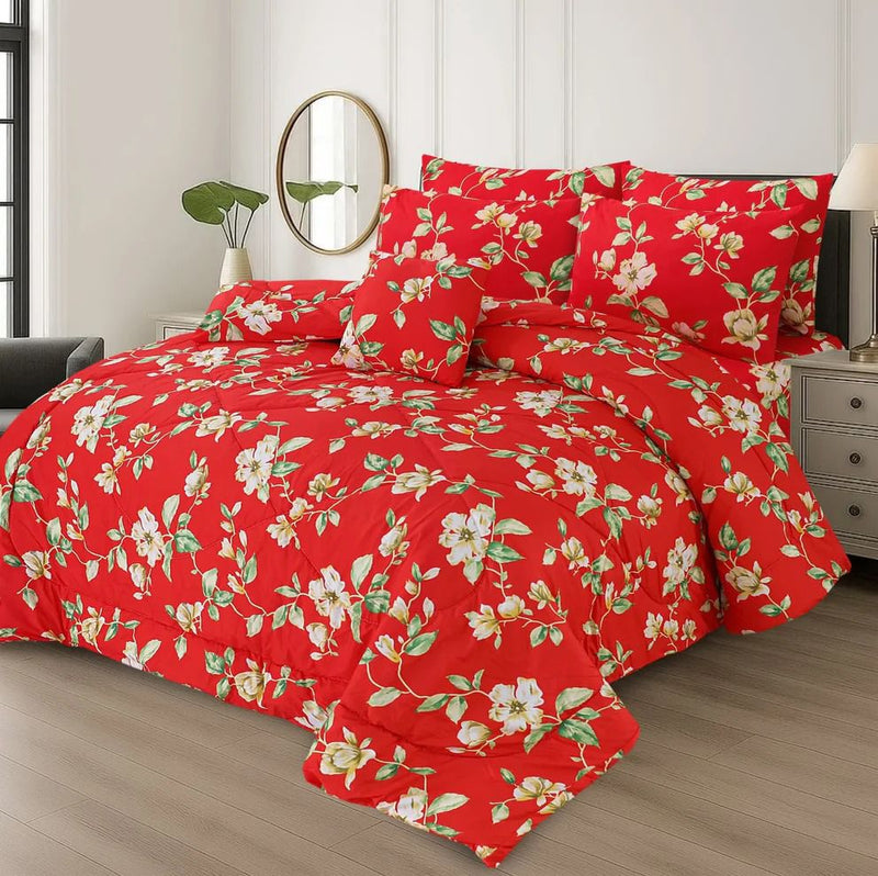 7Pcs Comforter Set King Size Design KCC 667