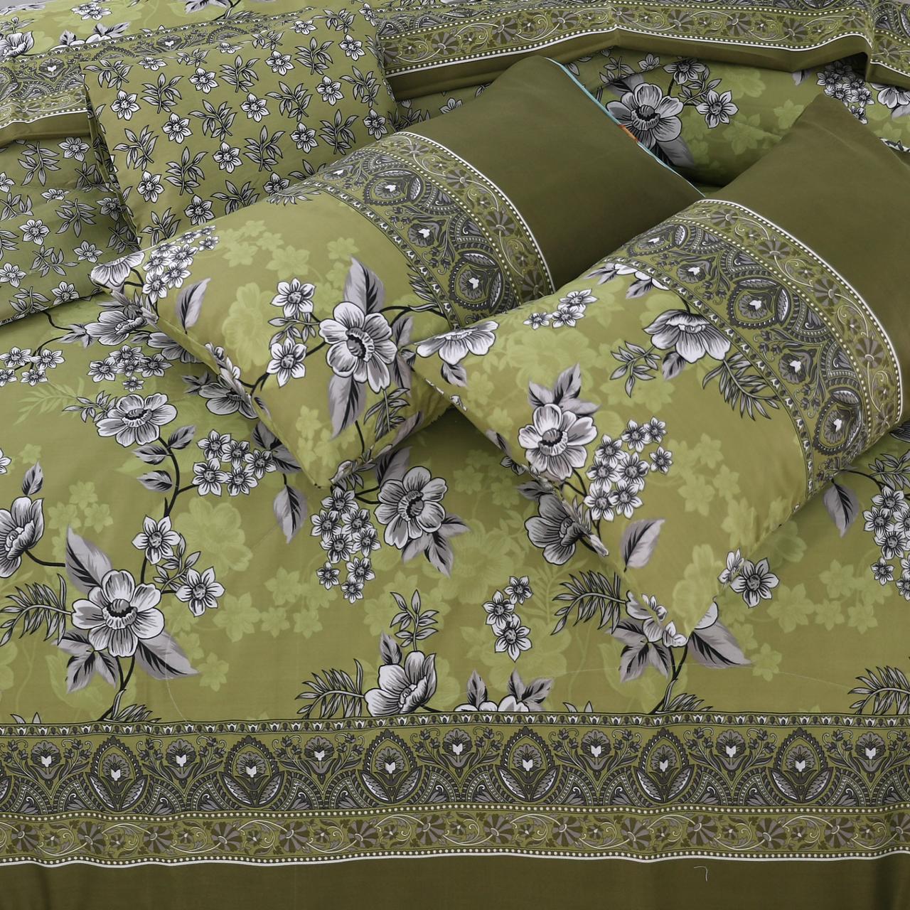 7Pcs Comforter Set King Size Design KCC 659