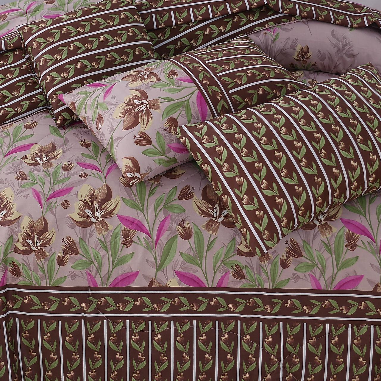 7Pcs Comforter Set King Size Design KCC 660