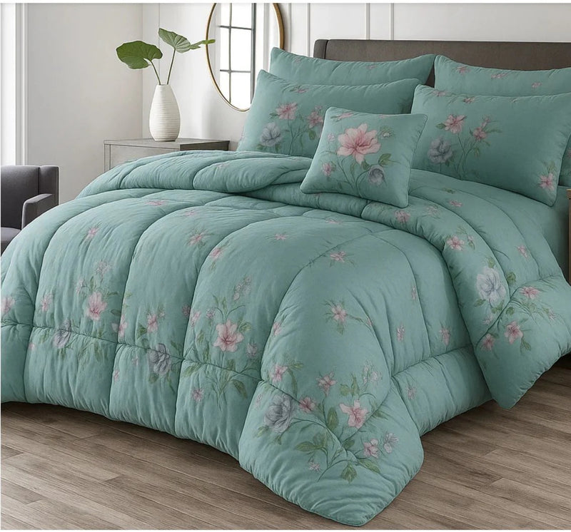 Winter Quilt/Razai set (Heavy Polyester Filling) AKR-74