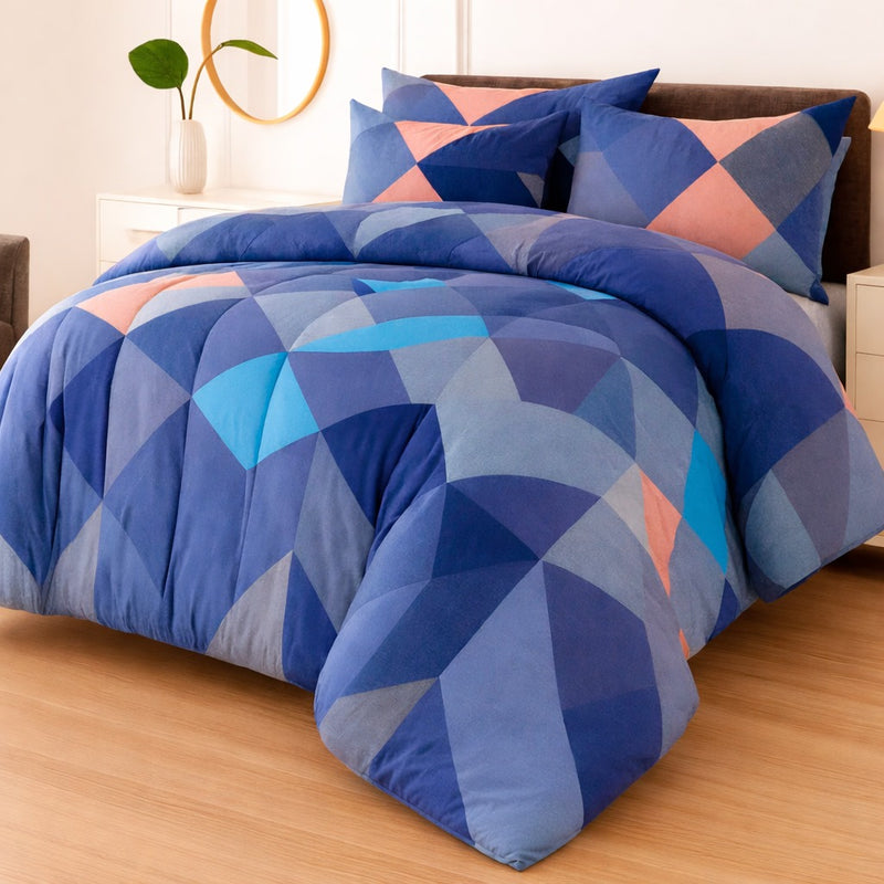 Winter Quilt/Razai set (Heavy Polyester Filling) AKR-75